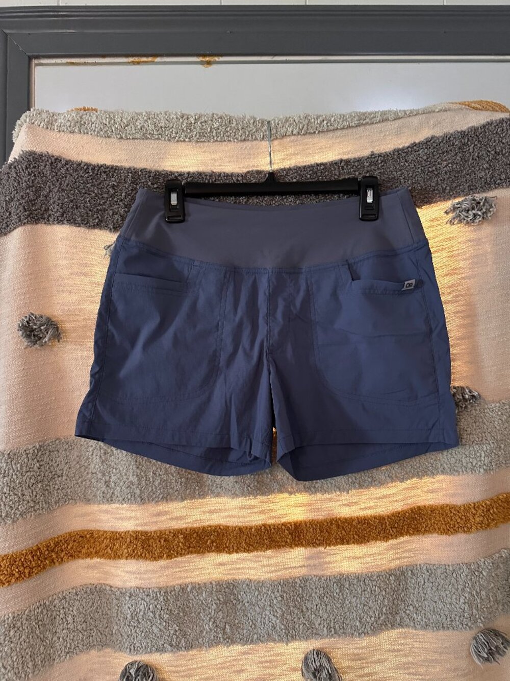 Outdoor Research Zendo Shorts Slate Blue Lightweight Hiking Athletic Medium